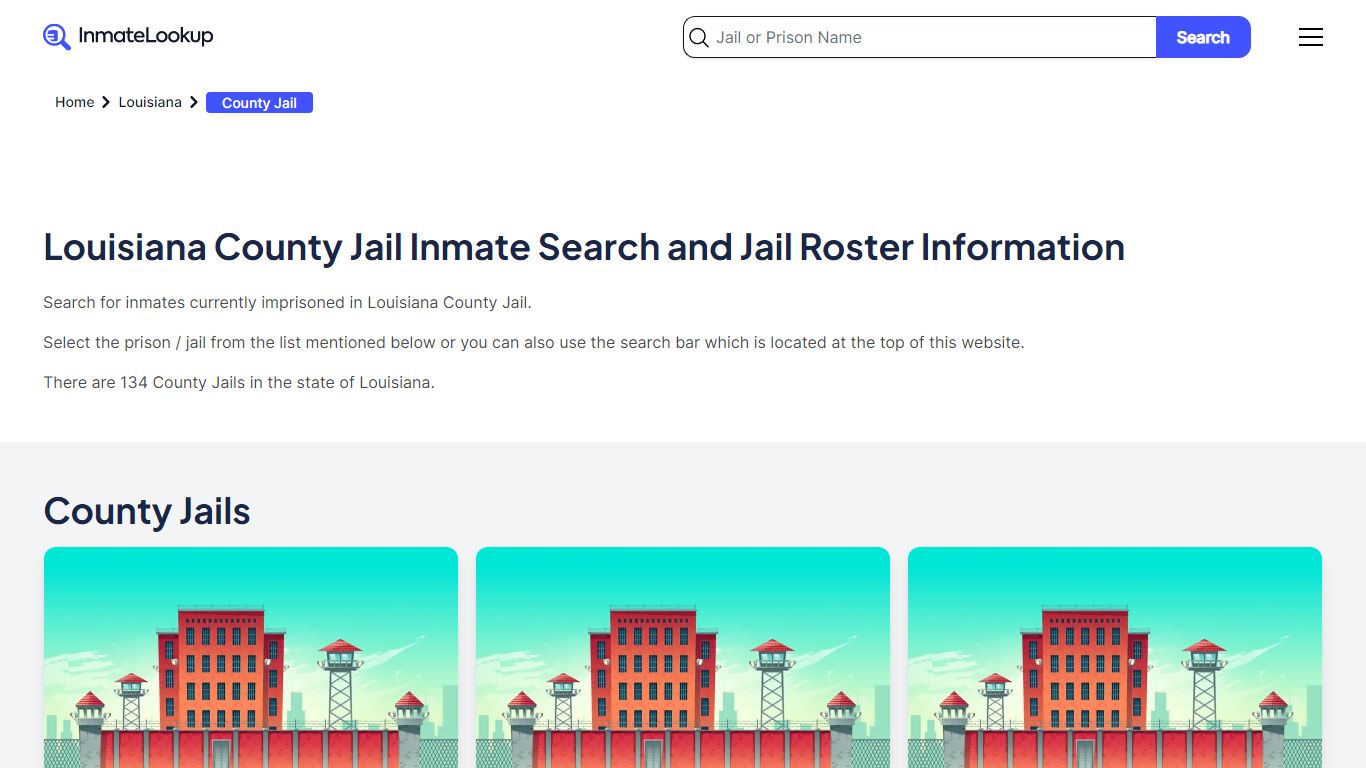 Louisiana County Jail Inmate Search - Inmate Lookup